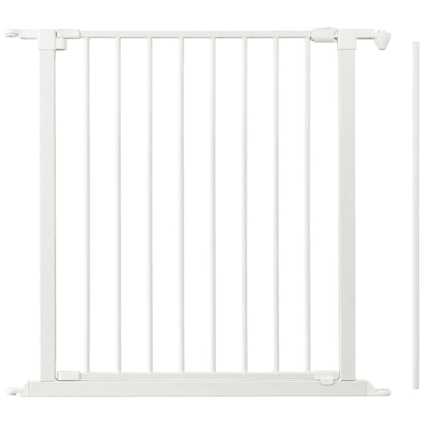 BabyDan Puerta para barrera de seguridad para niños Flex 72 cm blanco