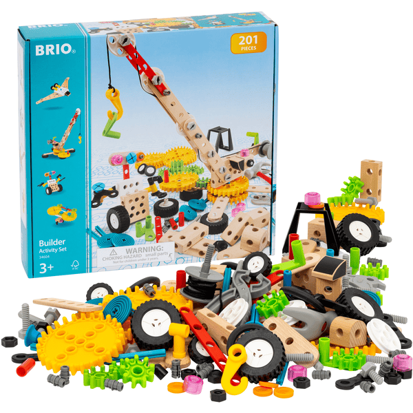 BRIO® WORLD Builder Kindergartenset, 201-teilig