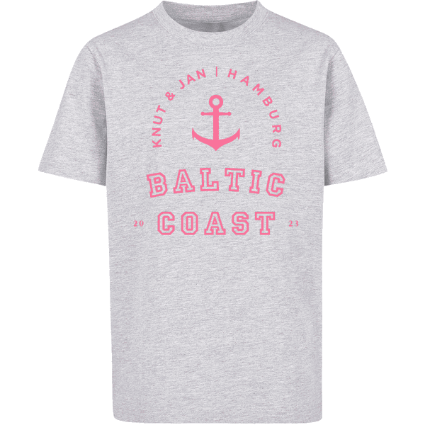F4NT4STIC T-Shirt Baltic Coast Knut & Jan Hamburg heather grey