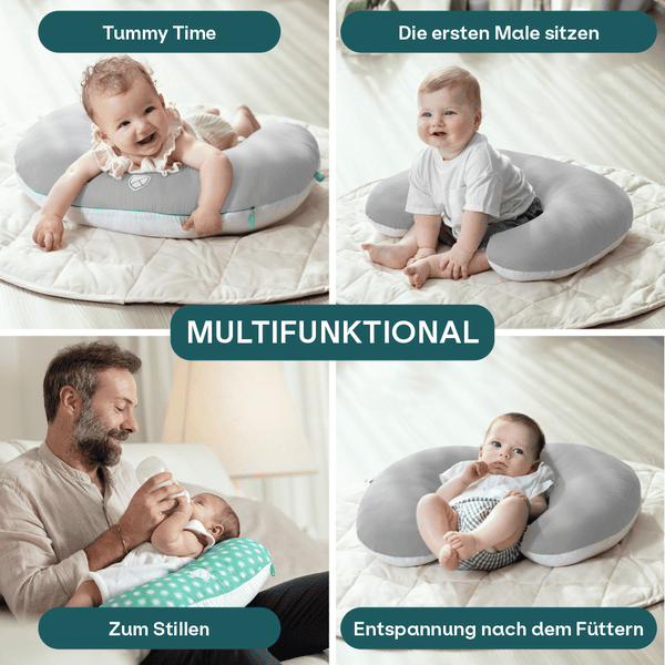 KOALA BABY CARE ® Cuscino per allattamento Hug Baby - bianco 