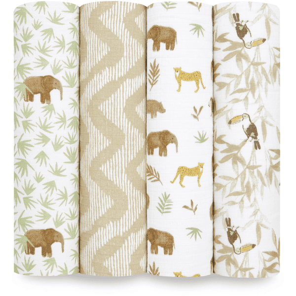 aden +anais™ Musslin Puckcloth 4-Pack Tanzania 112 x 112