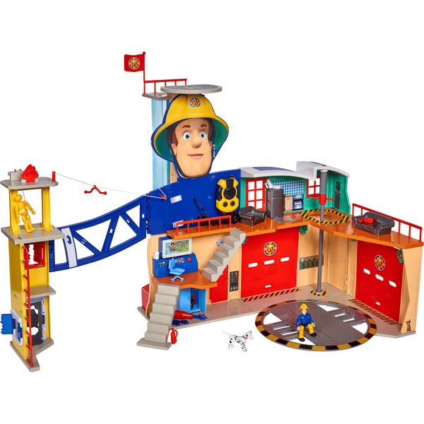 Simba Toys Feuerwehrmann Sam - Mega-Feuerwehrstation XXL