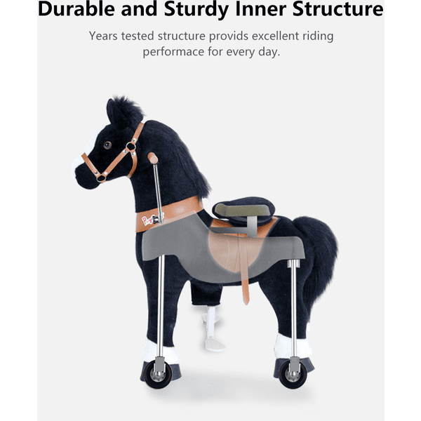 Pony Cycle Cheval avec freins et son, Idée Cadeau Enfant