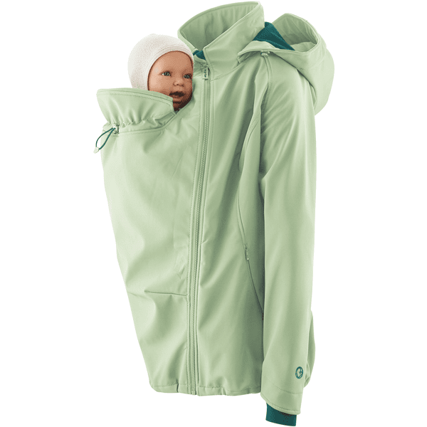 mamalila Chaqueta Softshell  para portabebé Allrounder green