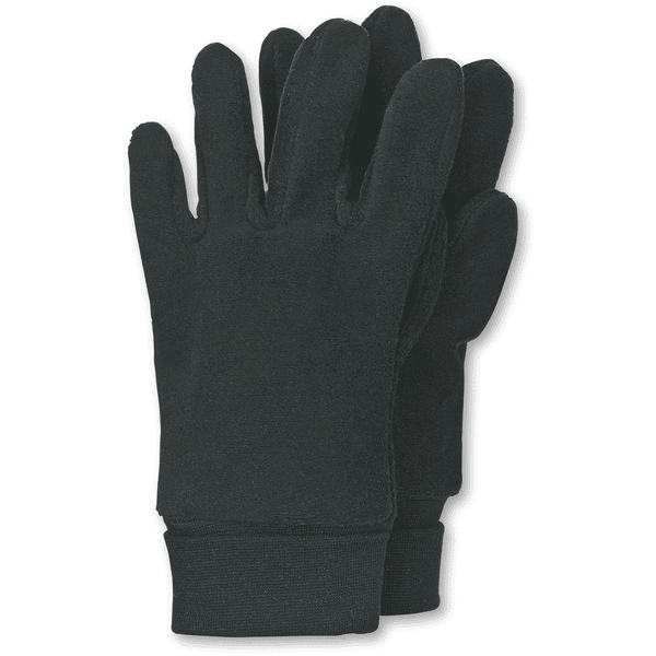 Sterntaler prstové rukavice Microfleece černé