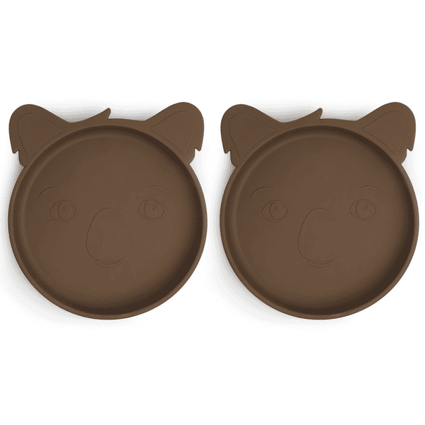 Nuuroo Piatto in silicone Akila Koala 2 pezzi, Ghiandaia