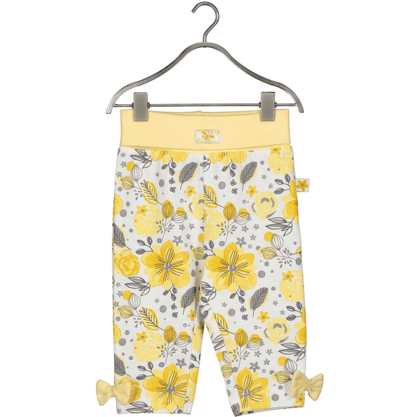 BLUE SEVEN  Pantalon en jersey jaune clair 