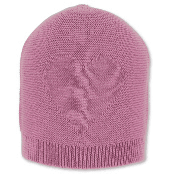 Sterntaler Casquette tricotée violet clair