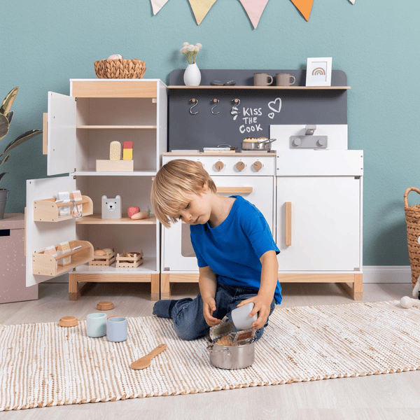 Juguete Infantil de Madera Cocina con Nevera