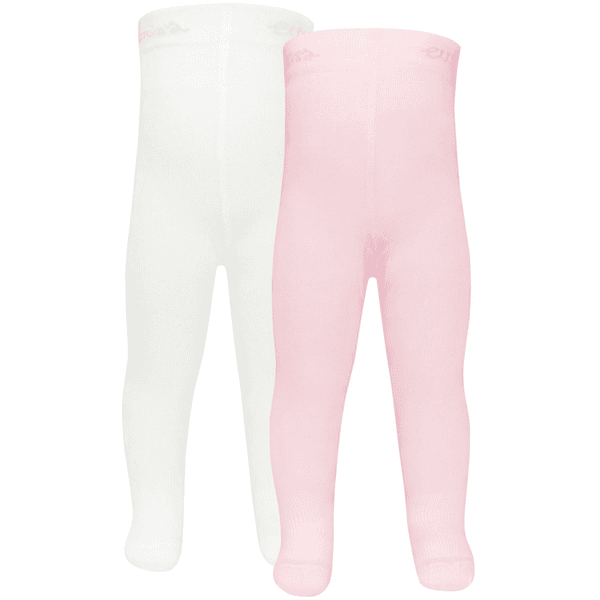 Ewers Strumpfhose 2er-Pack Uni baby rose