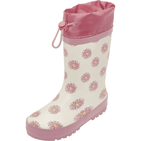 Playshoes  Bottes en caoutchouc Margarites roses