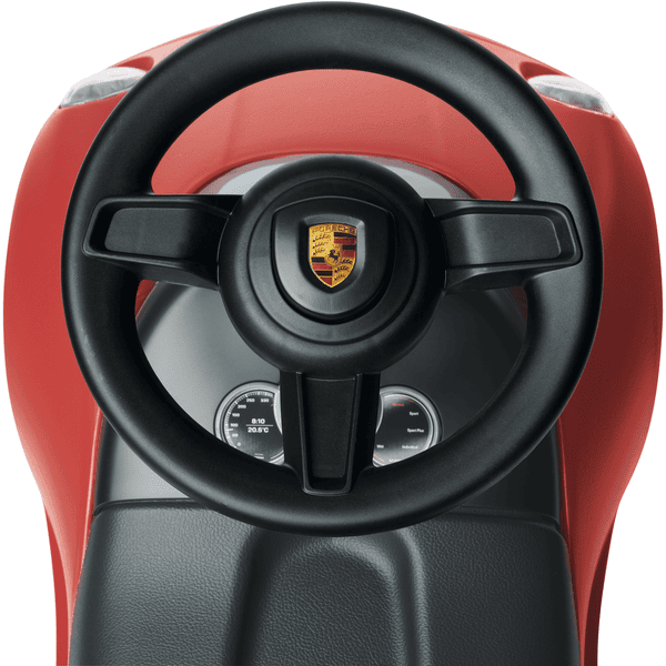 Big - Voiture Porsche 911 - Porteur Enfant - Klaxon Et Volant - Assise En  Cuir à Prix Carrefour
