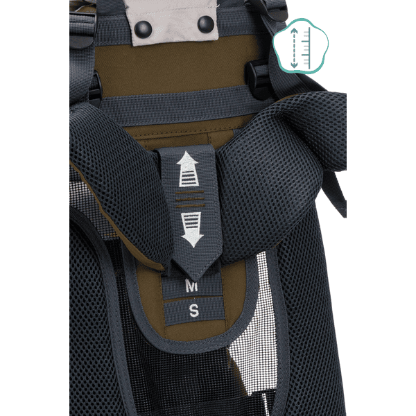 fillikid Porte-bébé dorsal randonnée Explorer vert olive