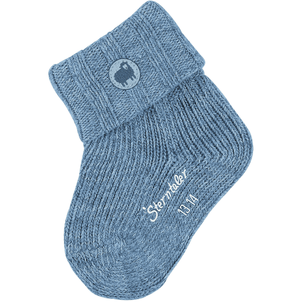 Sterntaler Baby ponožky středně modrá melanž 