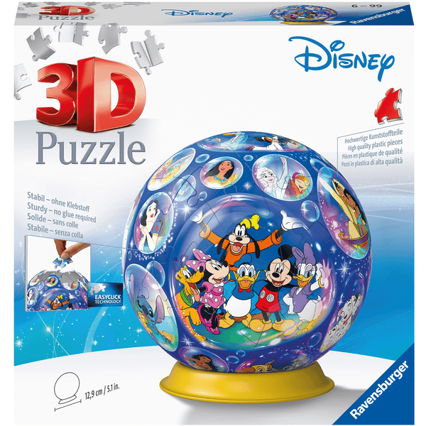 Ravensburger Puzzle 3D - Personaggi Disney 