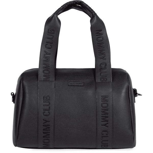 CHILDHOME Borsa fasciatoio Mommy Club Signatur Simili in pelle nera