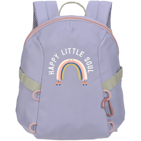 LÄSSIG Backpack Outdoor Klein , Regenboog Pastel Lila