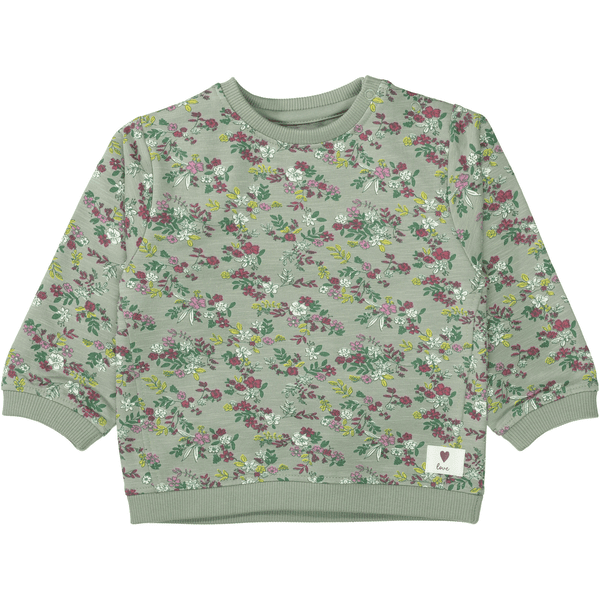 Staccato Sweatshirt olive gemustert