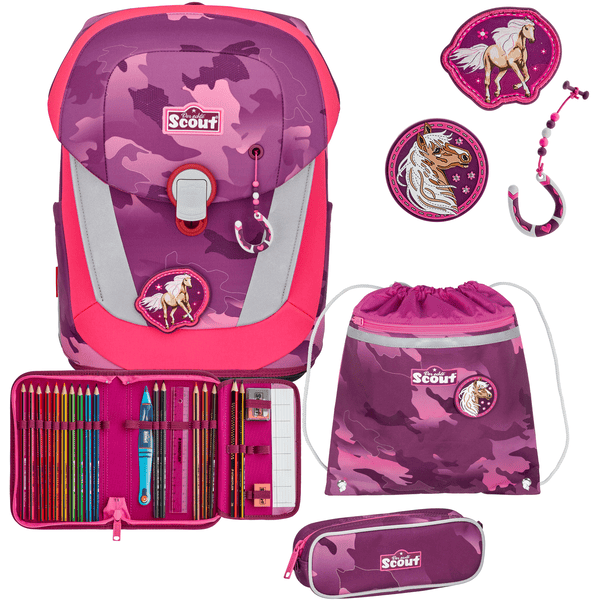 Scout Sunny II DIN - Pink Horse, 4-tlg.