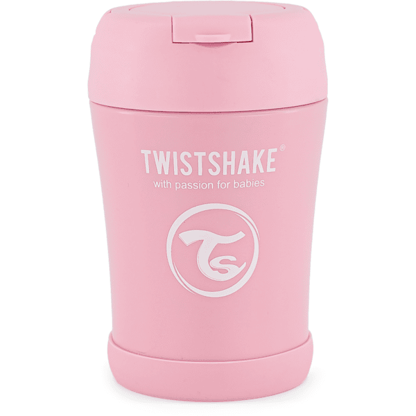 TWIST SHAKE  Recipiente térmico de 350 ml en rosa pastel