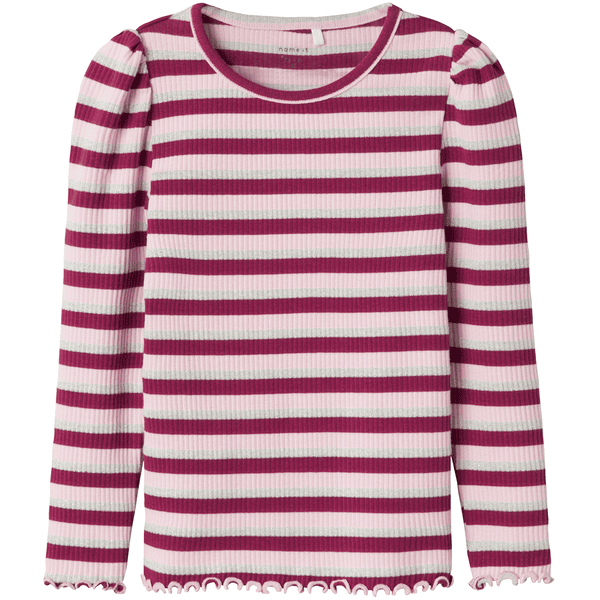 name it Shirt met lange mouwen Nmfbalisa Boysenberry