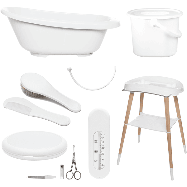 bébé-jou® 7-osainen kylpyhuonesetti Sense White