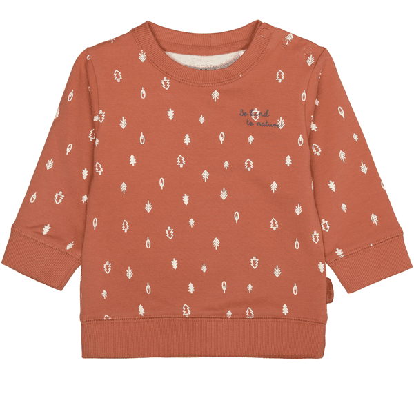 STACCATO Sweatshirt rust gemustert