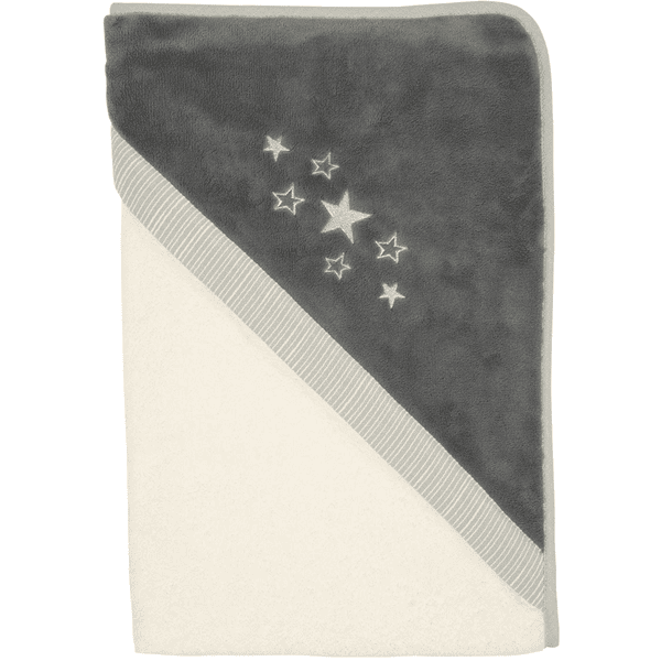 Be Be 's Collection Hooded Bath Towel Star Grey
