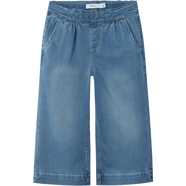 name it Medium Wijde jeans Nmfbella Blauw Denim