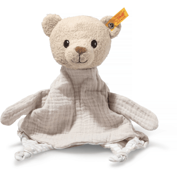 Steiff Teddybär Noah Schmusetuch beige, 32 cm GOTS