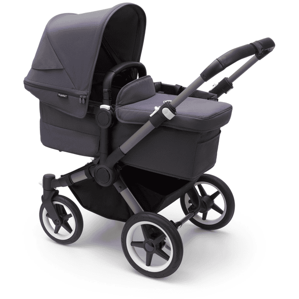 bugaboo Kinderwagen Donkey 5 Mono Complete Graphite Stormy Blue pinkorblue