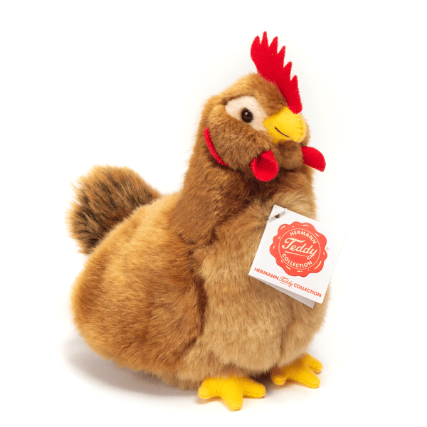 Teddy HERMANN ® Gallina marrone 16 cm