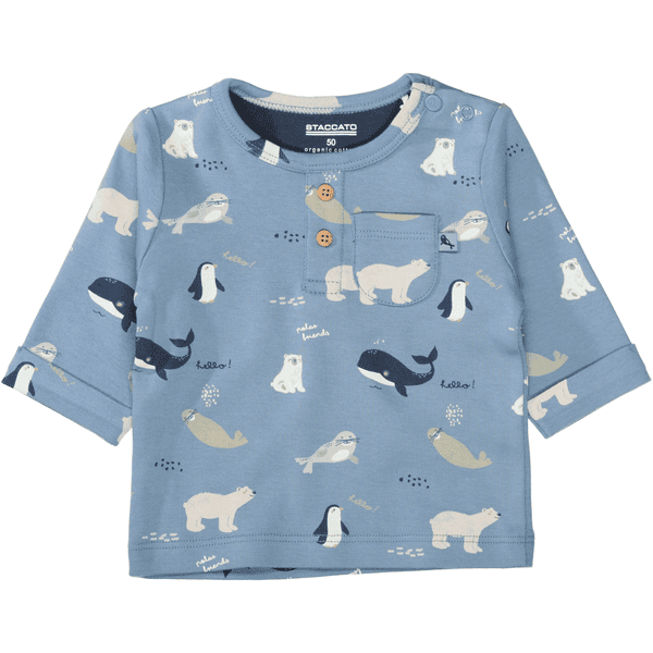  STACCATO  T-shirt sea blue à motifs