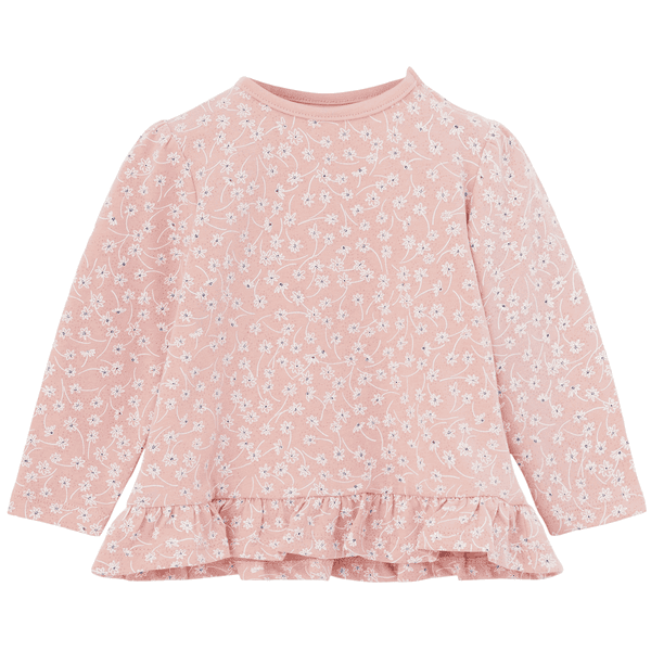 s.Oliver Langarmshirt Blümchen rosa