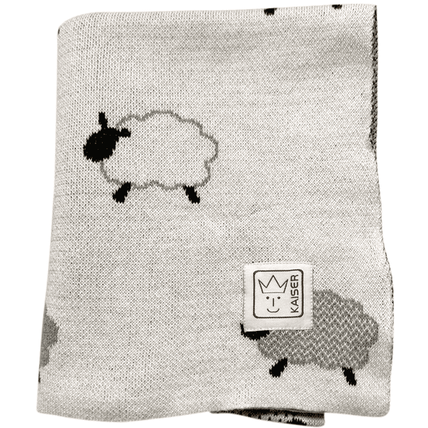 Kaiser Babydecke SHEEP organic cotton natural combo