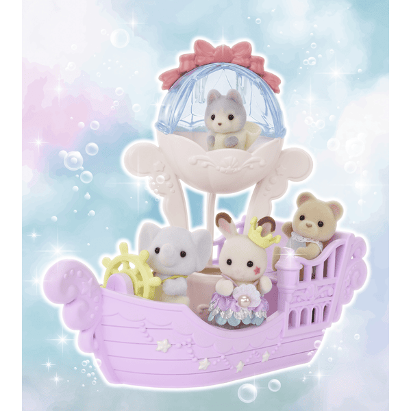 Le chateau des bebes sylvanian tout pour bebes, figurines