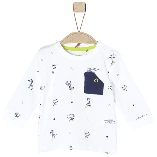 s.Oliver Boys Chemise manches longues blanc