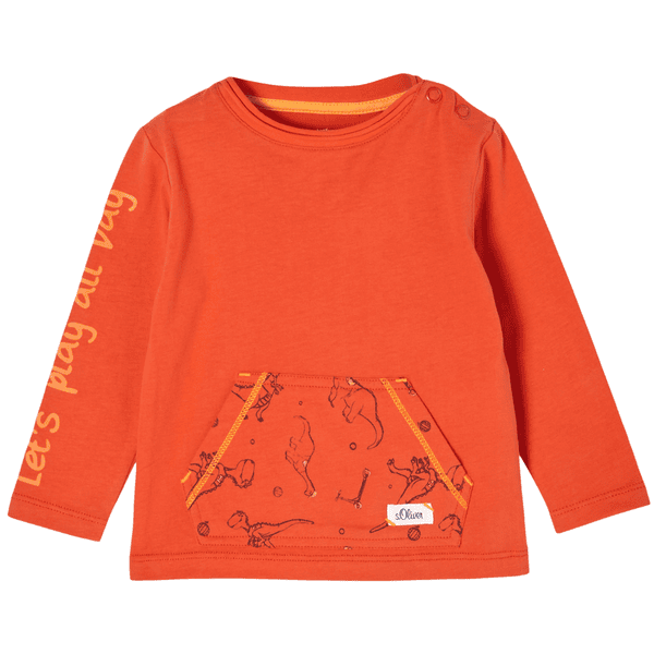 s.Oliver Langarmshirt dark orange