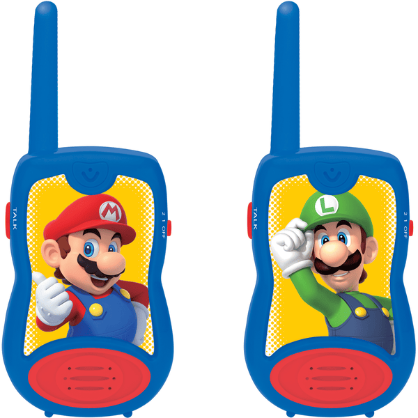 LEXIBOOK Super Mario portofoons tot 200 meter bereik met riemclip