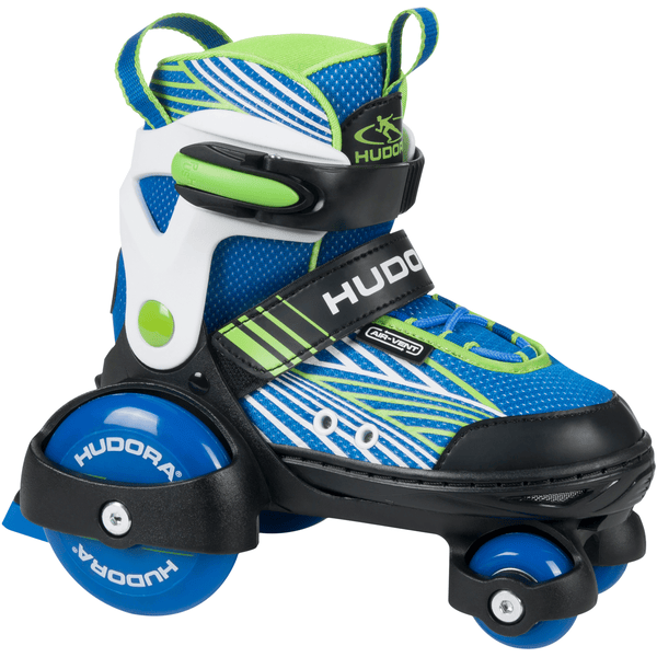 HUDORA Patins roulettes enfant My First Quad bleu roseoubleu.fr