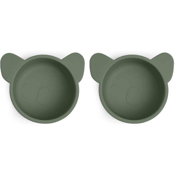 nuuroo Koala rosa 2 piezas snack bowls - Dusty Green 