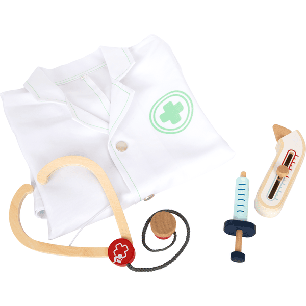 small foot® Ensemble blouse de médecin enfant accessoires bois