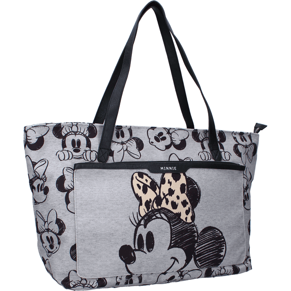 Kidzroom Shopping Väska Minnie Mouse Något speciellt Grå