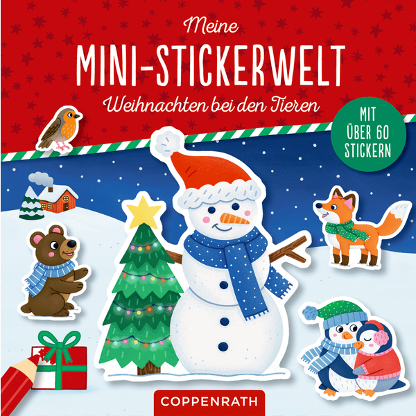 COPPENRATH Meine MiniStickerwelt Weihnachten bei den Tieren baby