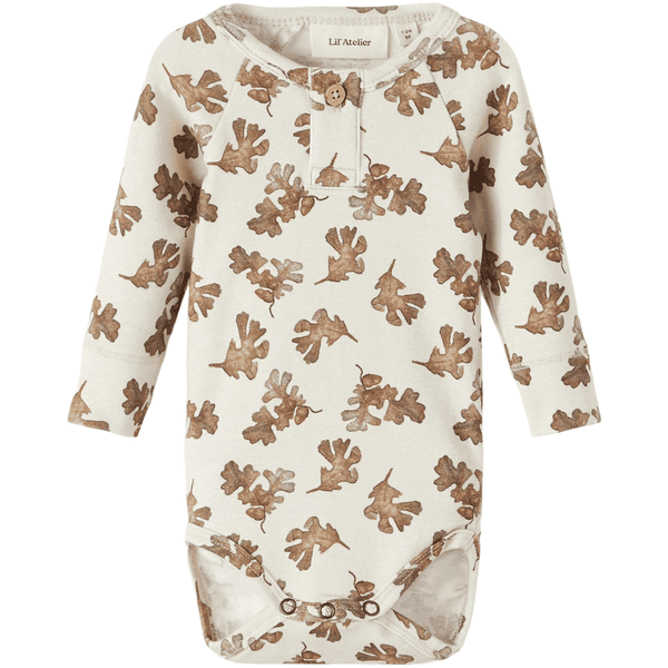 Lil'Atelier Langarmbody Nbmgeo Turtledove