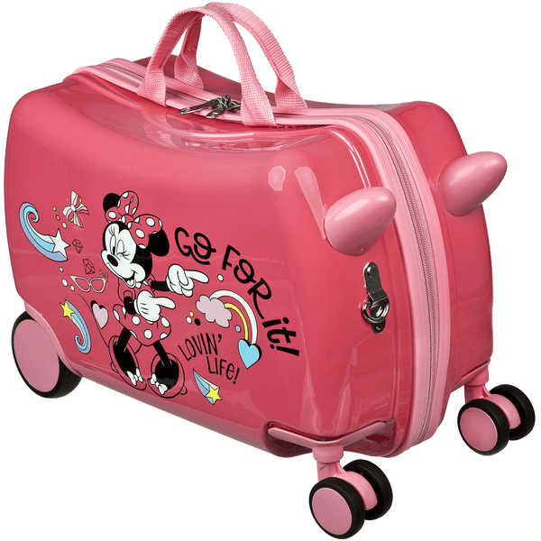 Scooli Valise roulettes trolley enfant Minnie Mouse roseoubleu.fr