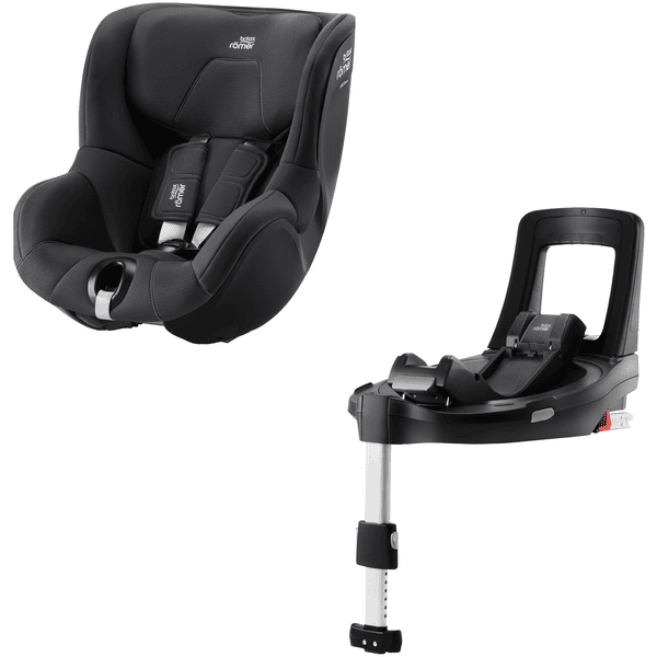 Britax Römer Kindersitz Dualfix 3 i-Size Fossil Grey inklusive Flex Base iSENSE