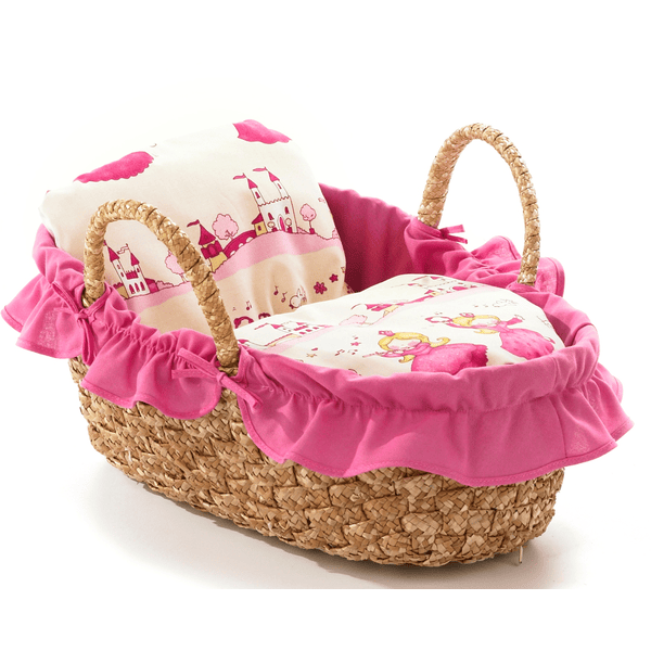 BAYER CHIC 2000 Kosz wiklinowy dla lalek 40cm Little Princess
