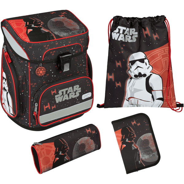 Scooli EasyFit Set zaino scuola Star Wars, 5 pezzi