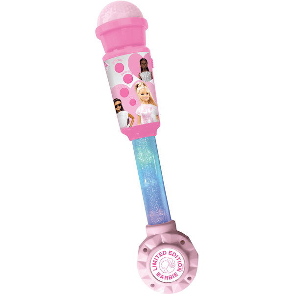 LEXIBOOK Trendy Barbie-microfoon met licht en geïntegreerde luidspreker (Aux-in), melodietjes en geluidseffecten